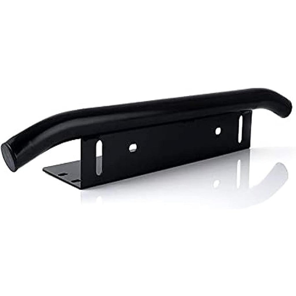 SKYWORLD 22.8 Inch Bull Bar Aluminum Alloy Front Bumper License Plate Mount Bracket Holder For Daytime Running Light Offroad LED Light Bar,Silver