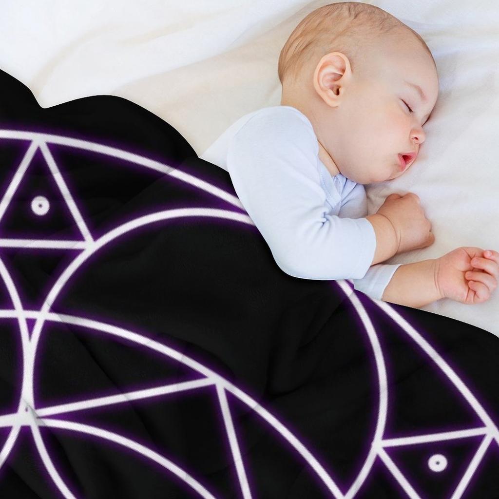 Schwarzmagier Leylinien Überwurfdecke Weiches individuelles Haar für Winterdecken