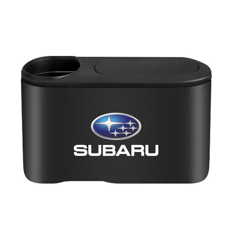 

Подвесное автомобильное мусорное ведро Автомобильная эмблема Мусорный ящик Аксессуары Для Subaru Impreza STI Forester Outback XV Crosstrek Legacy WRX subaru чёрный
