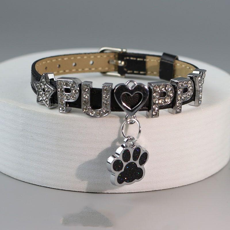 Meier Black and pink rhinestone bone bracelet - y2k sweet & spicy girl s unique bracelet
