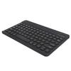 Wireless Bluetooth Keyboard Tablet Smartphone Computer Accessories Round Cap 10inBlack