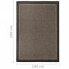Flatweave Outdoor Rug, 140X200 Cm, Dark Brown