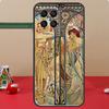 Alphonse Mucha Kunst Hülle Für Honor Magic 7 Lite 6 8 Pro Honor 400 200 70 90 X8c X8b X9a X9b X9c X9d Win RT Hülle