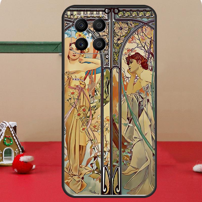 

Alphonse Mucha Art Case For Honor Magic 7 Lite 6 8 Pro Honor 400 200 70 90 X8c X8b X9a X9b X9c X9d Win RT Cover Honor X9a