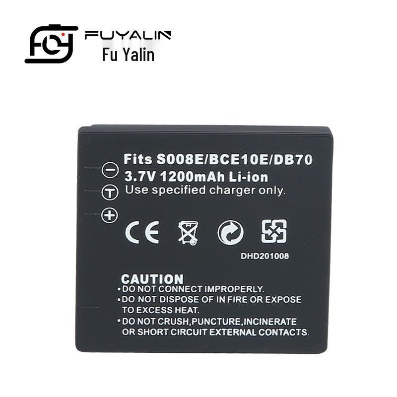 S008 Battery for Panasonic DMC-FS3/FS5/FS20/FX500/FX520 (BCE10E Compatible)