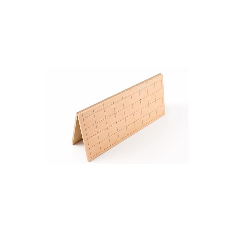 Gentosha Wooden Shogi Set, Board Game, Shogi Board, Foldable, Ages 6 and Up
