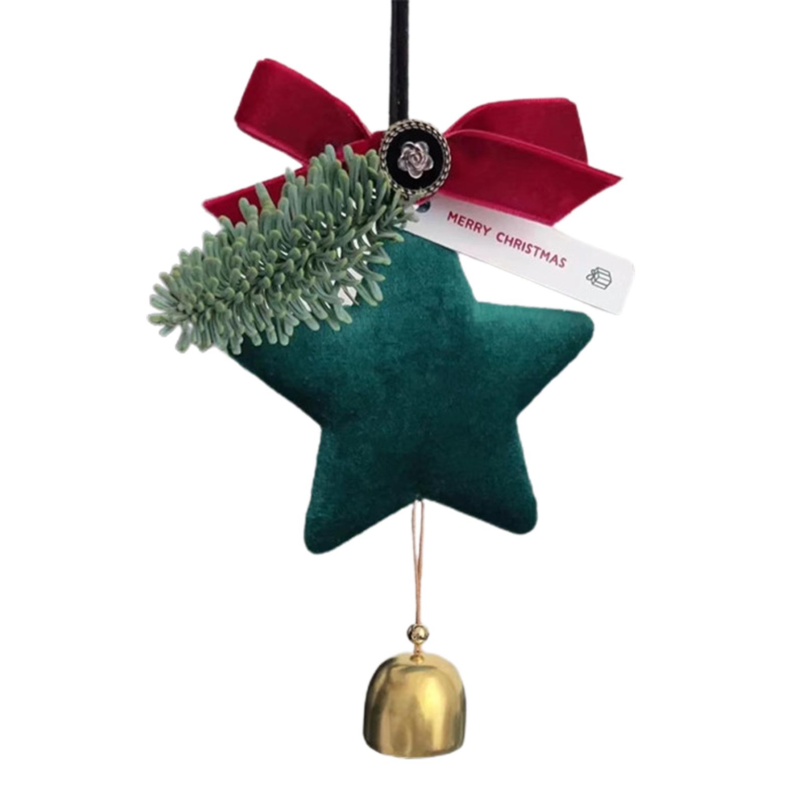 

Christmas Pink Green Star Style Pendant Wine Cup Hanging Ball Ornament for Xmas Tree Festival Party Decoration Gift зелёный