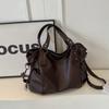 Bolso Bandolera Estampado de Cocodrilo Clásico Retro Lujo Ligero Versátil Diario Dorado Gran Capacidad Cubo Viaje Bolso de Hombro Tote