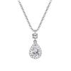 462 Full Diamond Water Drop Necklace