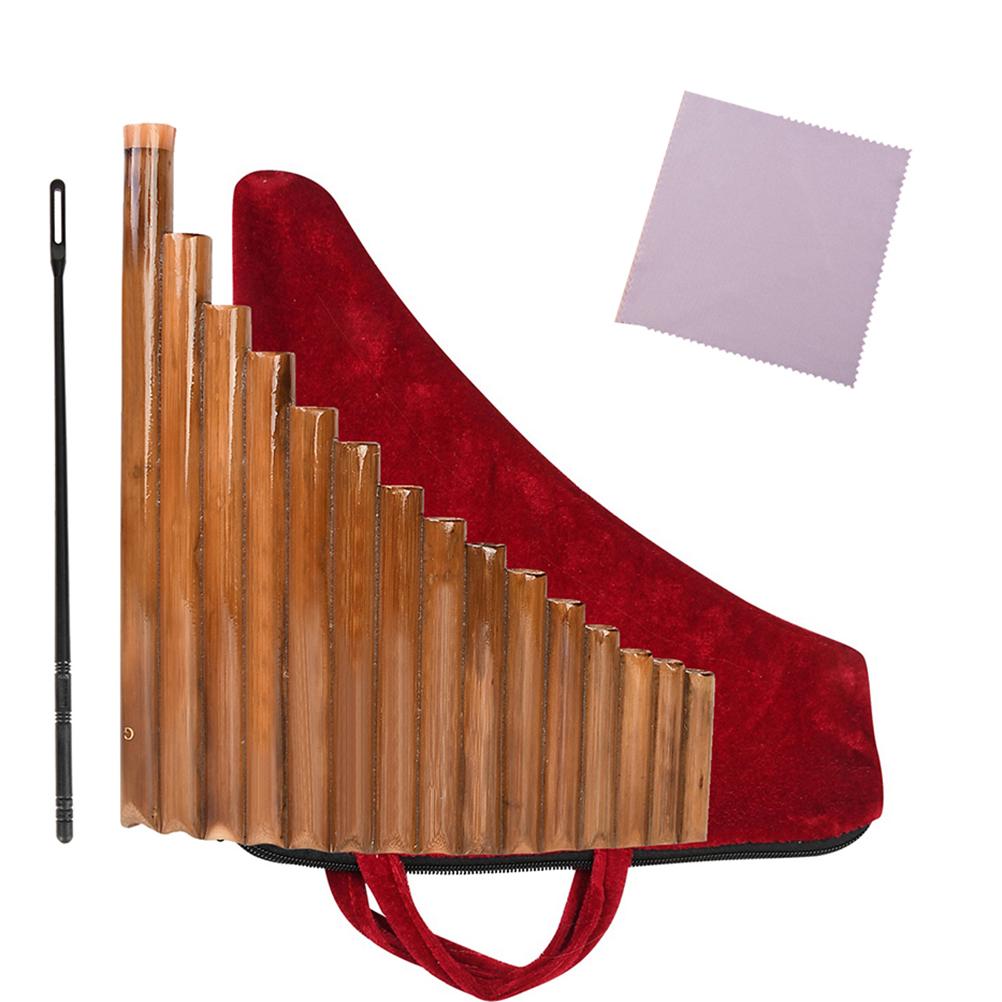 Pan Flute 15 Pipes G Key Bamboo Pan Flute Chinese Traditional Musical Instrument Pan Pipes