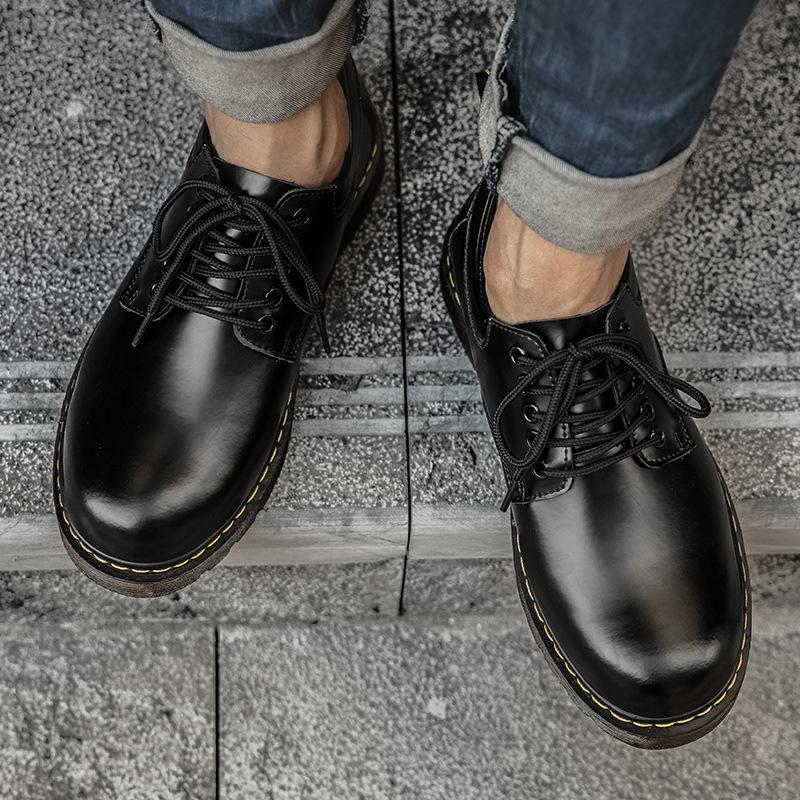 Außenhandel Live-Übertragung Bestseller Übergröße Frühling und Herbst neu Britischer Stil Martin Herrenschuhe Workwear Casual Big Head Lederschuhe