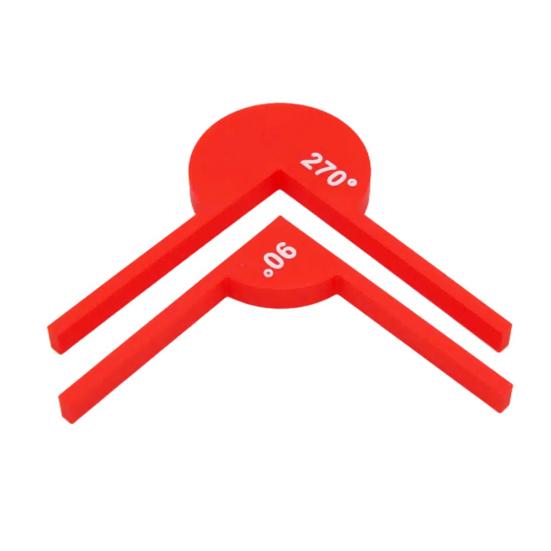 2/5Pcs Geometric Ornaments Teaching Auxiliary Props 30-45-60-180 Degrees Improve Skills Science Education Cognition Teaching Model