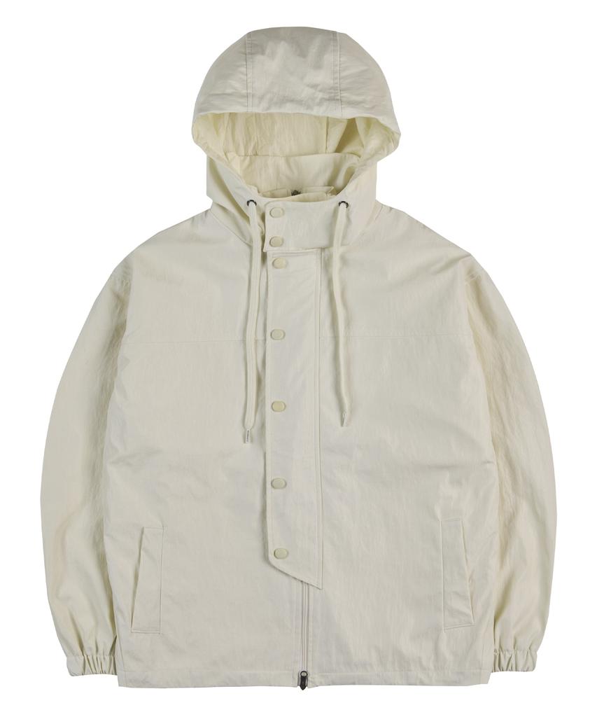 Search410 Open Flap Twinkle Add Hood Windbreaker Cream