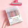 Flash Gel Pen Set Metallic Glitter Ink 1.0mm Smooth Tip 8/12/36 Colors Perfect for School Student Note Taking Writing