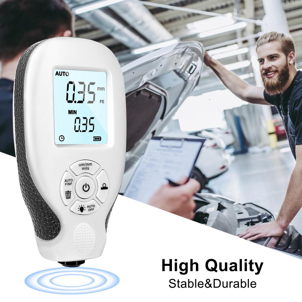 Hw-300 Digital Coating Thickness Gauge 0-2000um Automotive Paint Film Thickness Tester Resolution 0.01mm