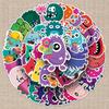 50pcs Little Monster Waterproof Graffiti Stickers for Suitcases, Scooters, Computers, and Tablets