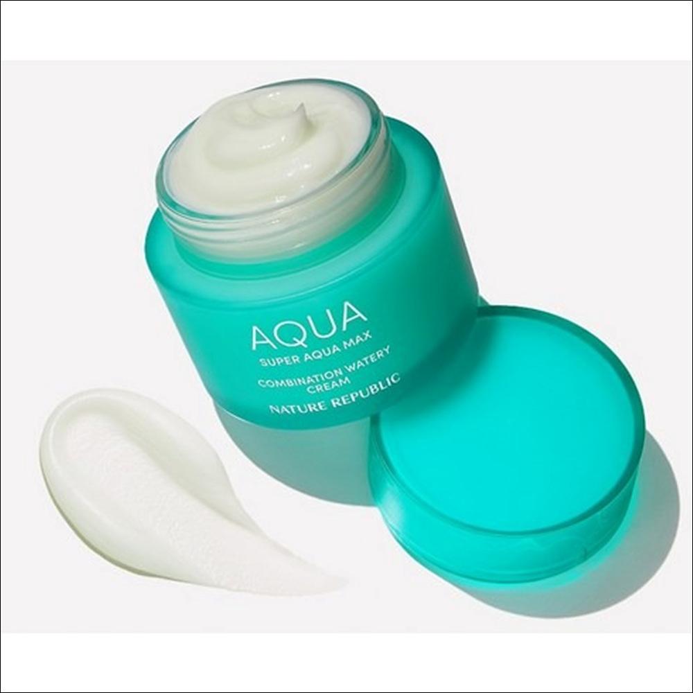 Nature Republic Super Aqua Max Combination Watery Cream Set (120ml Big Size + 40ml Special Gift)