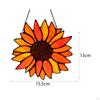 Sunflower Window Hanging Ornament Hangers Gift for Mom Plant Decor Pendant Grandma Outdoor