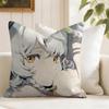 Zenless Zone Zero Anby Demara Cushion Cover Eco Linen Pillow Case DoubleSided Print Breathable Durable Zipper Home Decor Gift