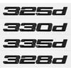 For G20 G21 G28 F30 F31 F34 F35 E90 E91 E92 E93 E46 DIY Sticker Rear Trunk Badge Plastic Decal 3 Series 325d 330d 335d 328d RR8