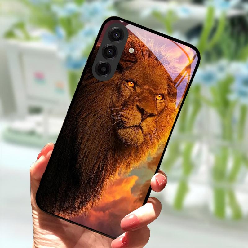 Pro Samsung Galaxy S25 FE Pouzdro na telefon Módní tvrzené sklo Zadní kryt telefonu Pro Samsung S25FE S 25 FE Ochrana objektivu Fundas