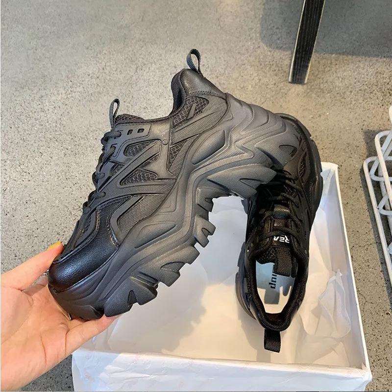 Trendy Versatile Women'S Shoes  New Thick Soled Non Slip Comfortable Casual Sports Vulcanized Women'S Shoes  De Mujer