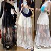 Neue 2026 Sommer Süße Spitze Lolita Röcke Damen Kawai Koreanische Mode Rock Mädchen Japan Elegant Hohe Taille A-Linie Y2k Rock