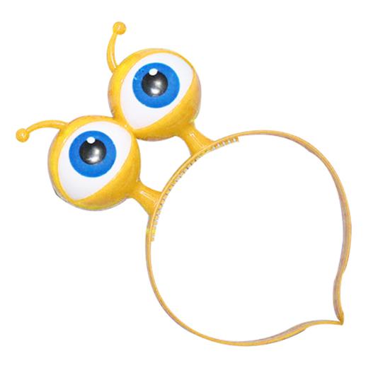 Shining Big Eyes Alien LED Hair Band Halloween Party Ball Concert Headwear Prop