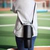 Geflochtener Crossbody-Riemen für Isolierbecher Wasserflasche Schultergurt und Becherring