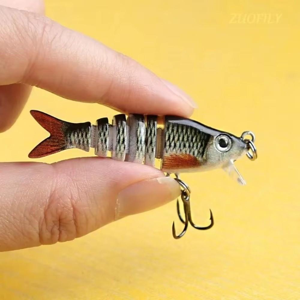 4.5g Weight Multi Section Bait 5.5cm Length Hard Bait Mini Lures Micro Bait  Sea Bass Fishing