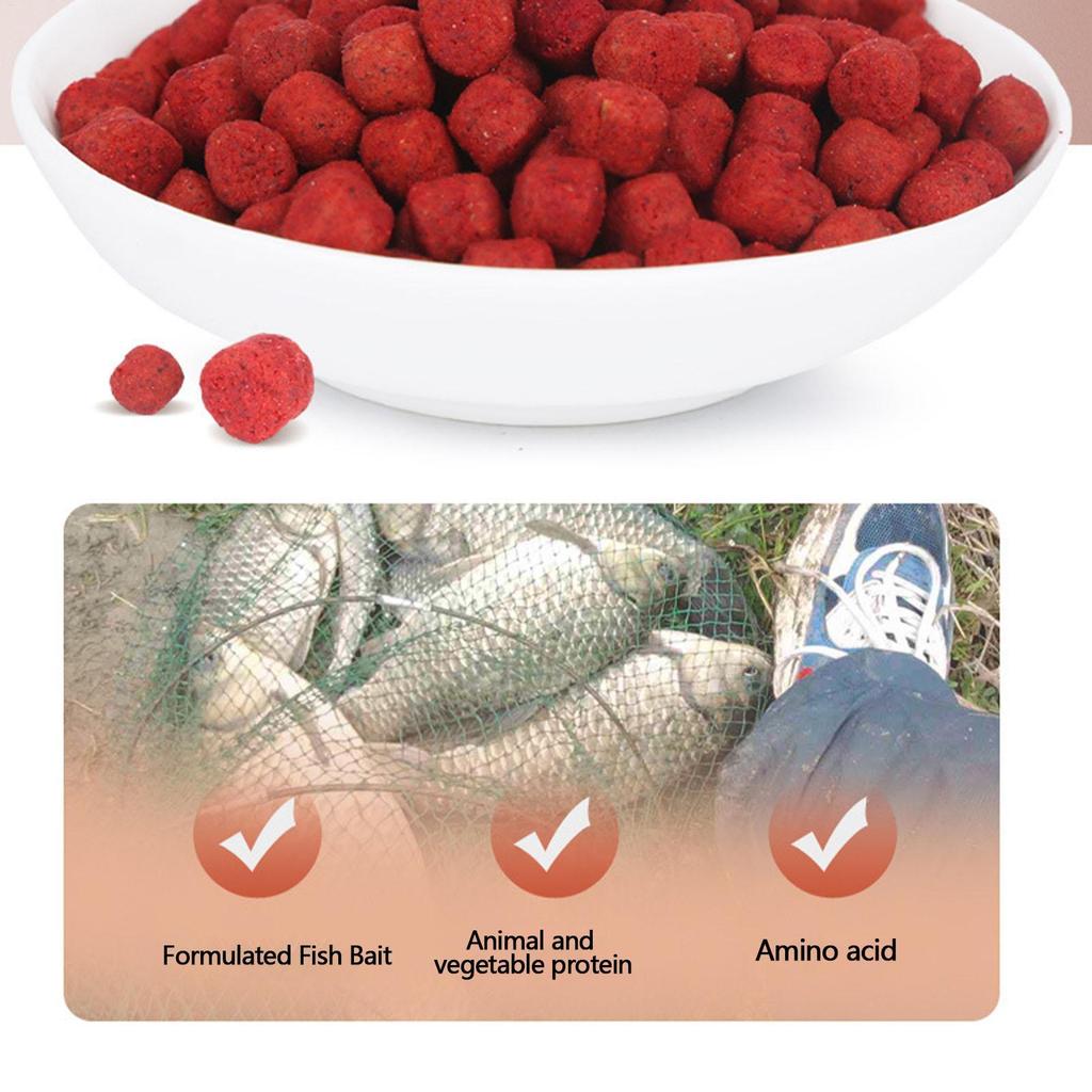 Fish Baits,Fishing Goods,Fresh Wet Granular Bait High Protein Fish Attractant Concentrated Fishing Lures Fishing Accessories