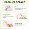 3 In 1 Peeler Easy To Clean Peeler With Container Stainless Steel Peeler Double-Sided For Household Cooking Food Preparation