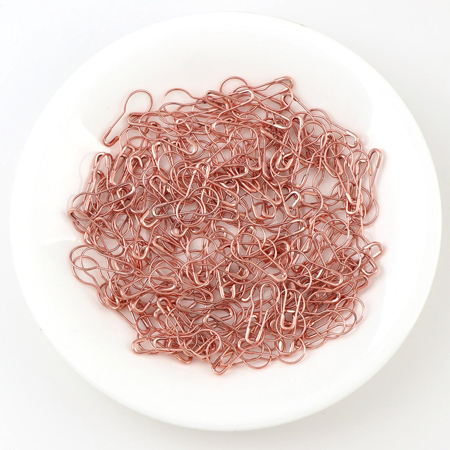 

100 шт./набор однотонных булавок-тыковок, металлические зажимы для DIY, маркеры для вязания и вышивания крестиком, бирки, зажимы для одежды, наборы 100pcs