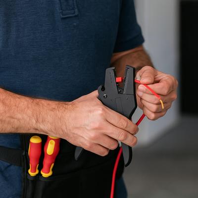 Automatic Cutter Stripping Pliers 0.08-6mm Range Large Opening Wire Strippe Stripping Self-Adjusting Electricians Pliers