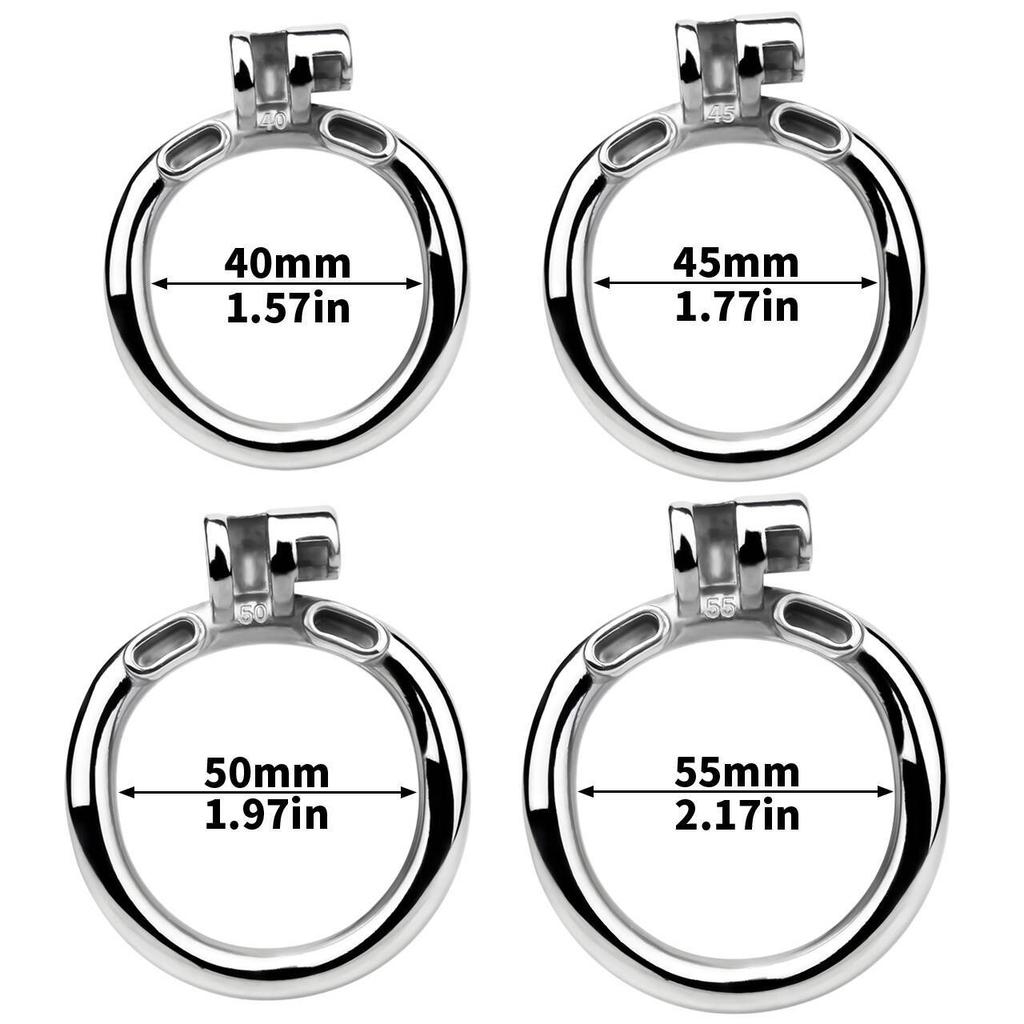 Stainless Steel Chastity Lock With Wheel Design for Men Infidelity Prevention Device SM Bondage Gear Real Touch Feeling Lock