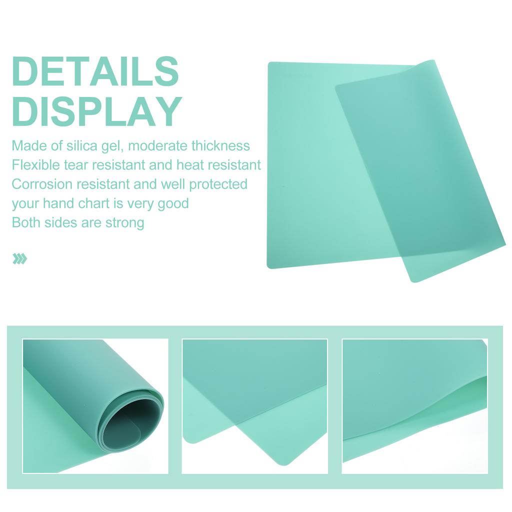 Large Silicone Table Mat Heat Resistant Nonstick Countertop Protector For Crafting Painting Diy Epoxy Resin Kids Placemat