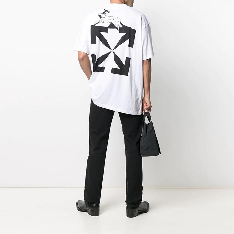 Off-White Excavator T-Shirt White Men Tops OMAA038R21JER0110110