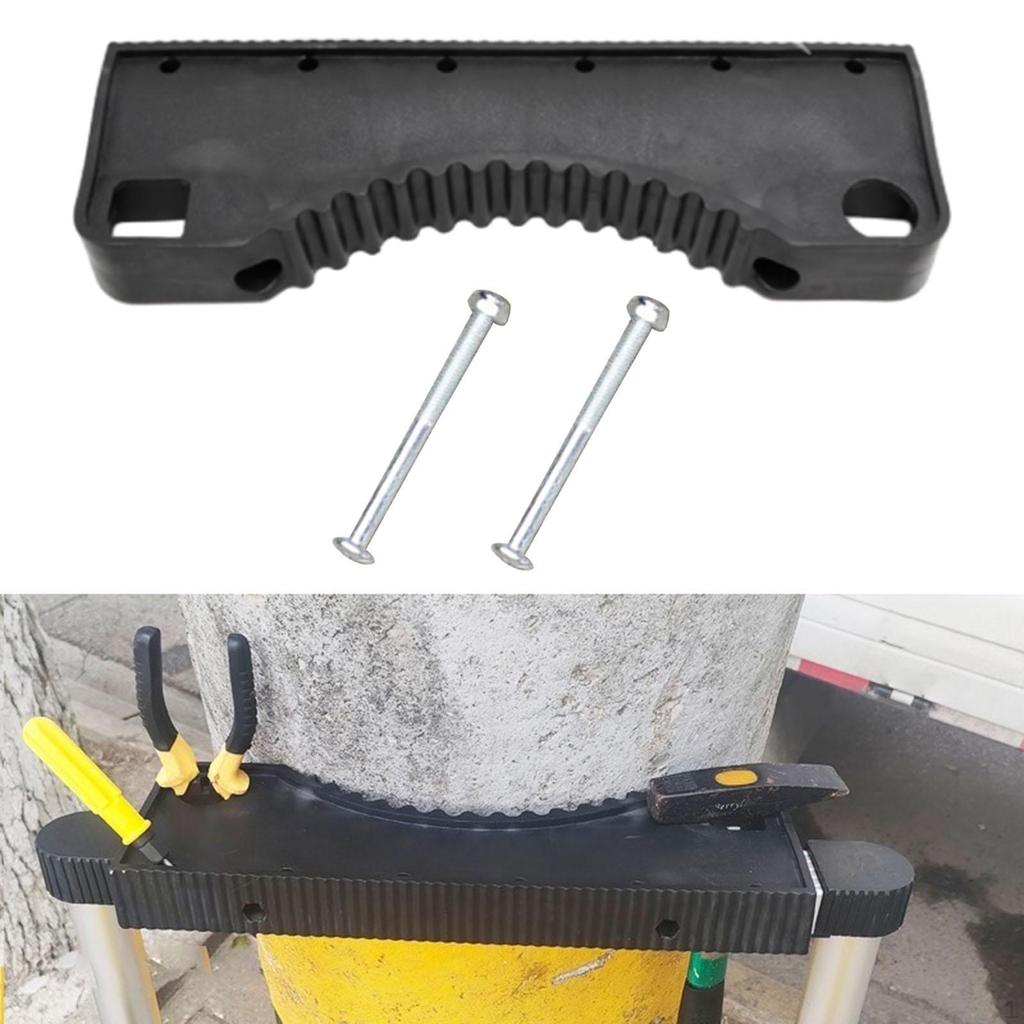 Climbing Gasket Accessory for Telescopic Ladder Use on Telephone Poles