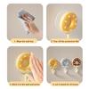6PCS Adhesive Wall Hooks Colorful Design Extra Sticky Storage Hooks No Drill Needed Hanging Hook for Bathroom Kitchen
