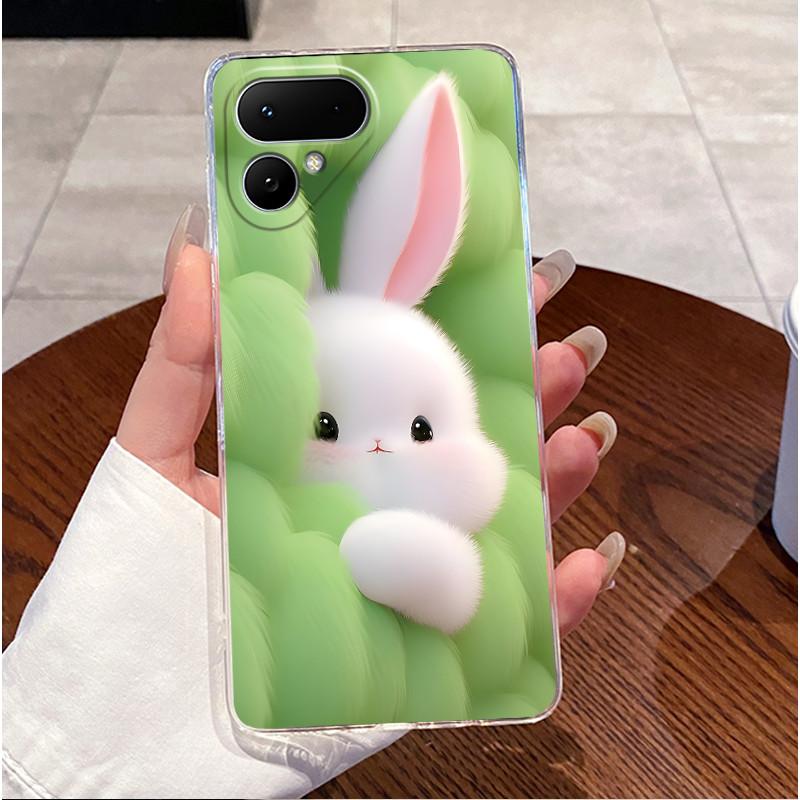 For Tecno Pova Curve 2 5G LK7K Case Luxury Cute Love Rabbit Funny Clear Soft Silicone Back Cover Techno Pova Curve 2 Phone Case