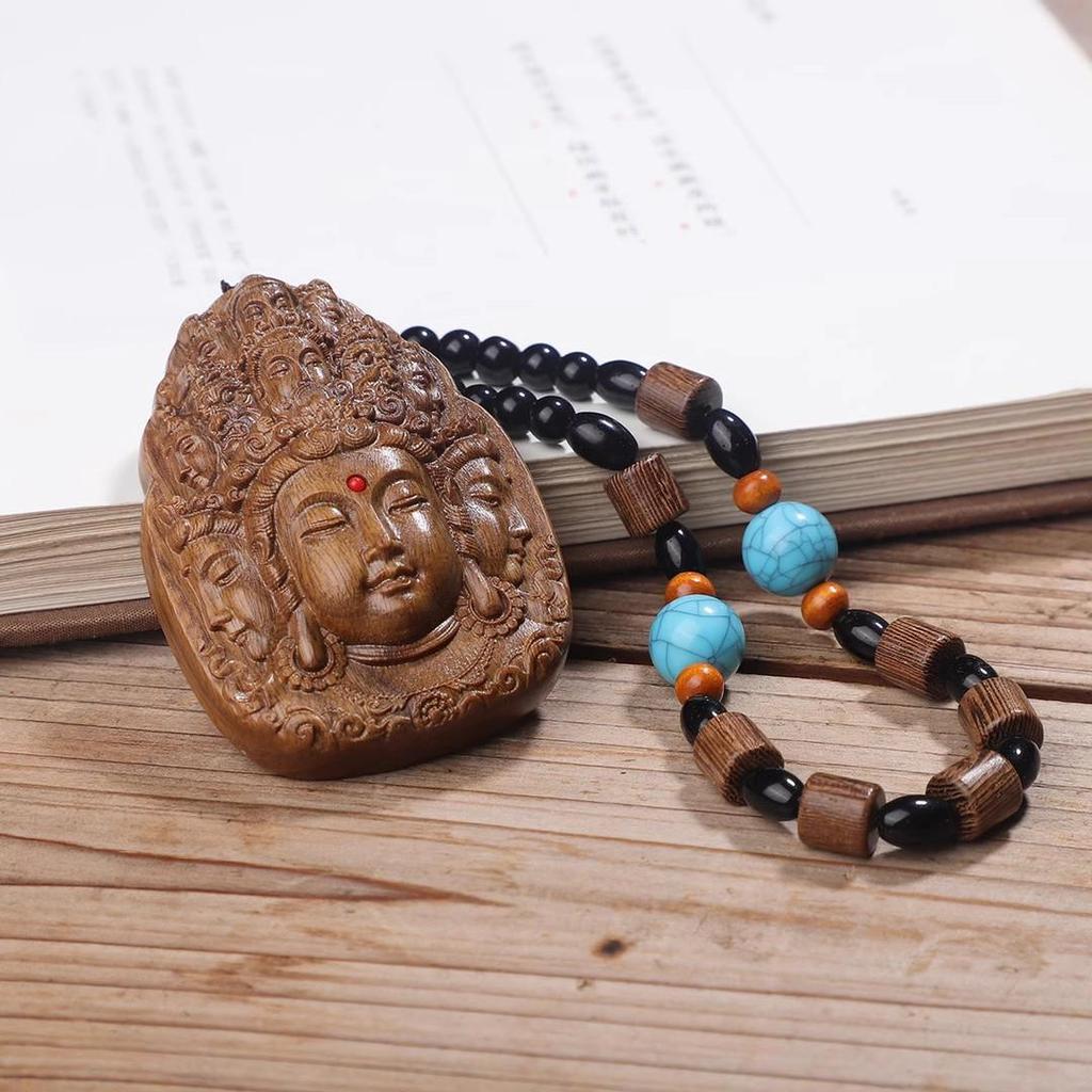 Chengui Zhao Gongming Martial God of Wealth Pendant Necklace – Five Ways God of Wealth Design for Men and Women