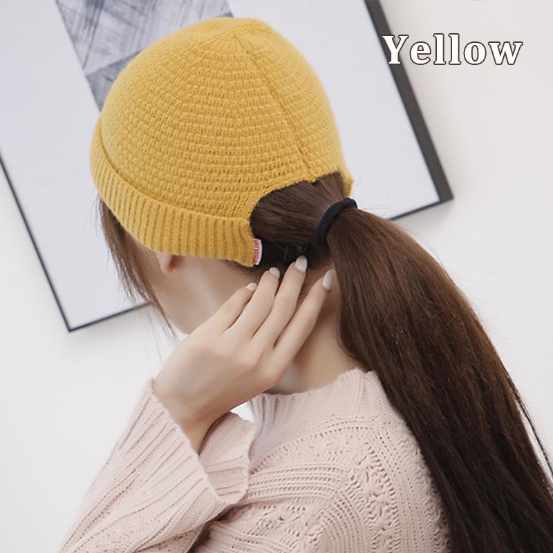 Hip-Hop Beanie Hat Cuffed Woolen 