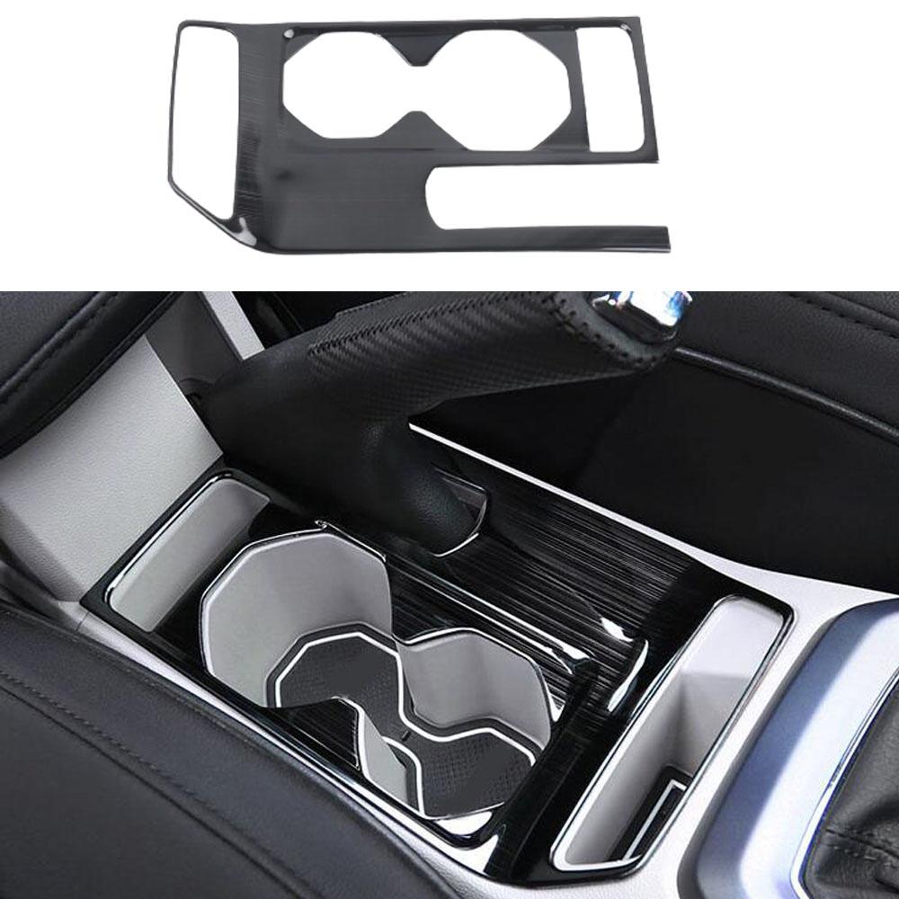 Stainless Steel Gear Box Panel Cover Brushed Black Door Audio Speak Sound Trim Frame For Volkswagen VW T-cross Tcross -