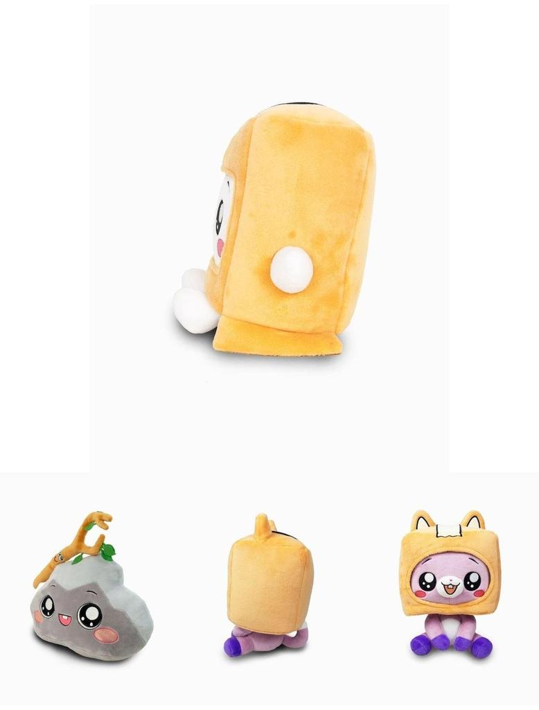 Adorable Lankybox Plushies Boxy Foxy Rocky Soft And Cuddly