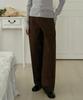 MIND BRIDGE WOMEN [W] Curved Wide Daily Cotton Pants - 2 Colors