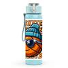 1PC Basketball Character Sunglasses Summer Style 750ml Color Plastic Sports Water Bottle Leakproof Flip Straw Lid Suitable for Sports Office Home Use