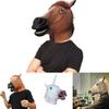 Máscara Realista de Cabeça de Cavalo Unicórnio Para Festas de Halloween e Máscaras