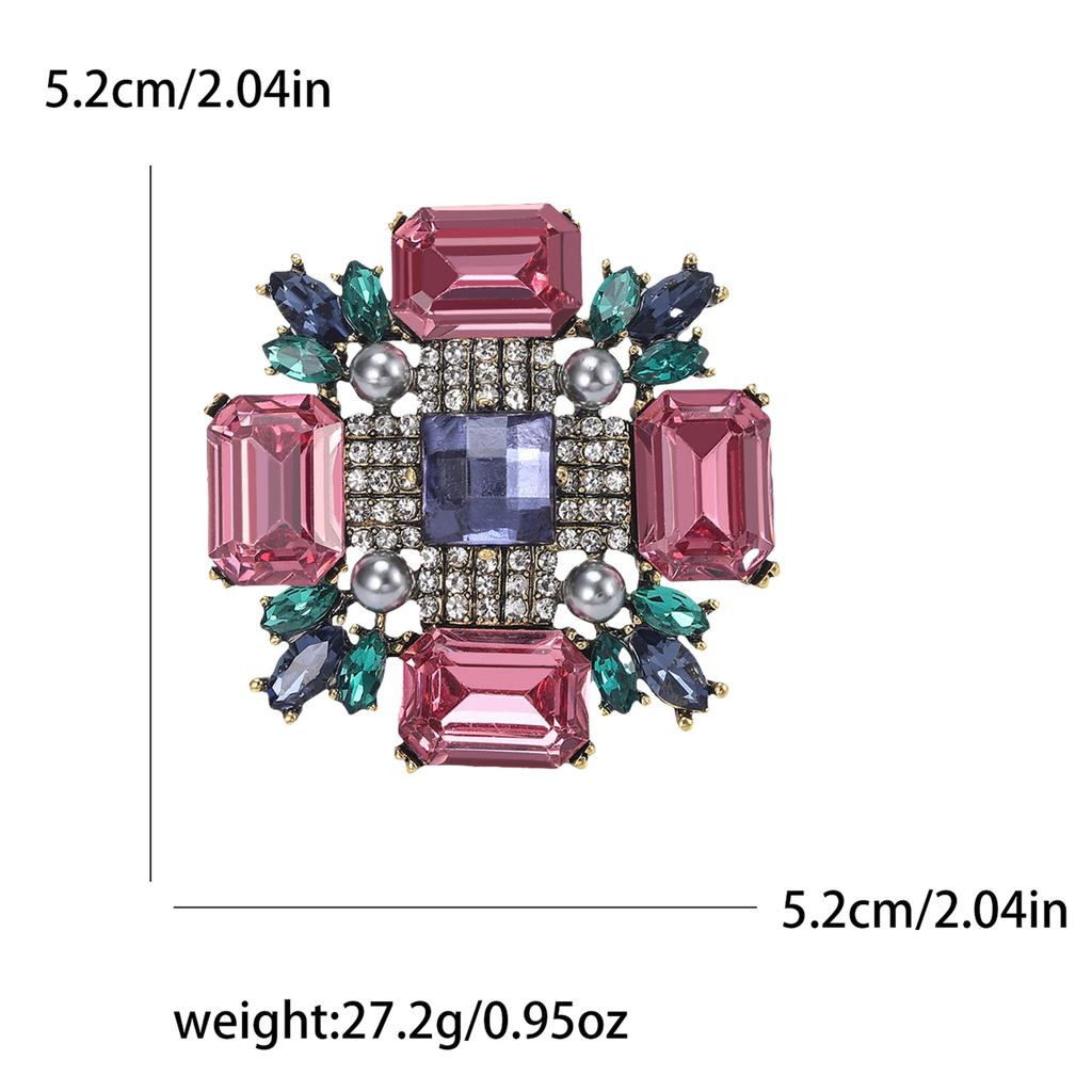Feng Shui Diamond Brooch, High-End Temperament Clothing Accessories Corsage Pin