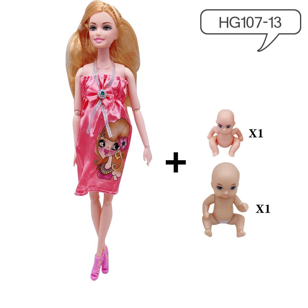 11.5 Inch Multi-functional Joint Pregnant with A Big Belly Will Give Birth To A Doll Barbie Doll Princess Girl