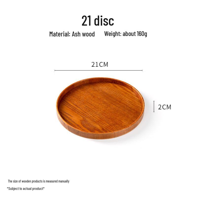 ME Creative Wooden Round Serving Tray